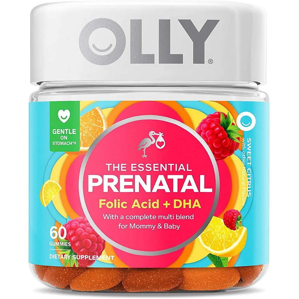 Olly The Essential Prenatal Multivitamin Gummies, Prenatal Vitamins