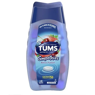 Tums Antacid Smoothies Berry Fusion