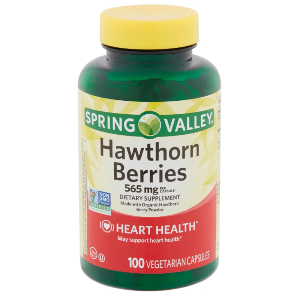 Spring Valley Hawthorn Berries Vegetarian Capsules 565 mg