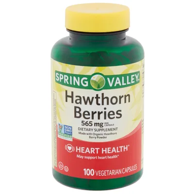 Spring Valley Hawthorn Berries Vegetarian Capsules 565 mg