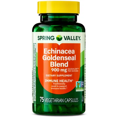 Spring Valley Echinacea Goldenseal Blend Capsules 900mg