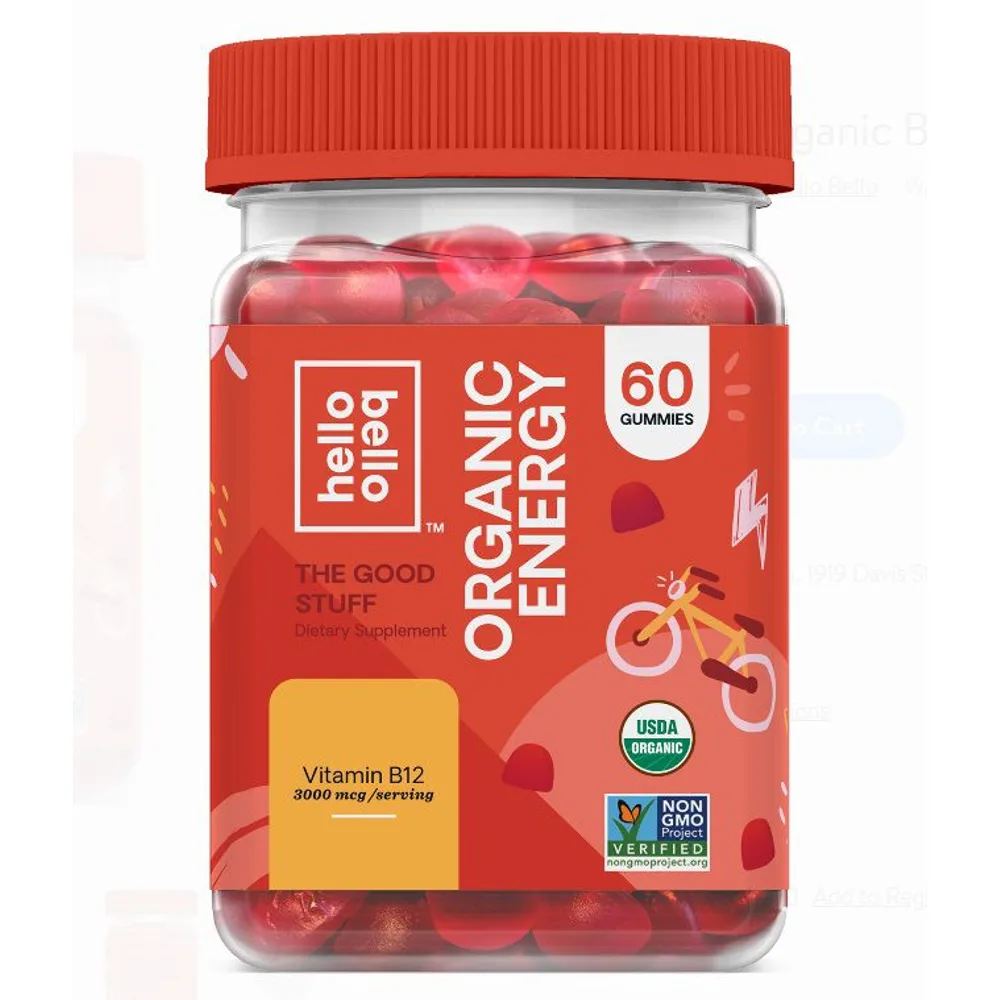Hello Bello Organic B12 Energy Gummy