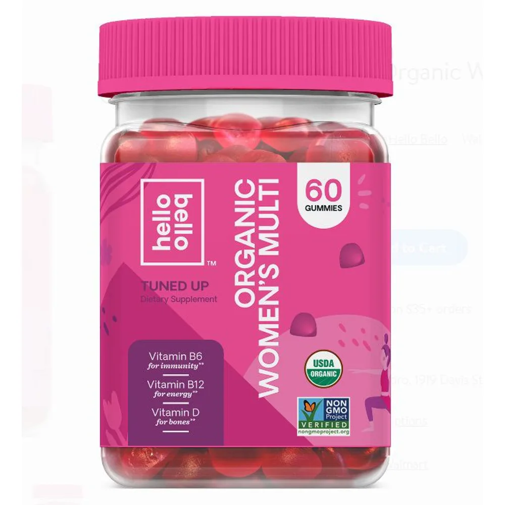 Hello Bello Organic Women’s Multi Vitamin Gummy