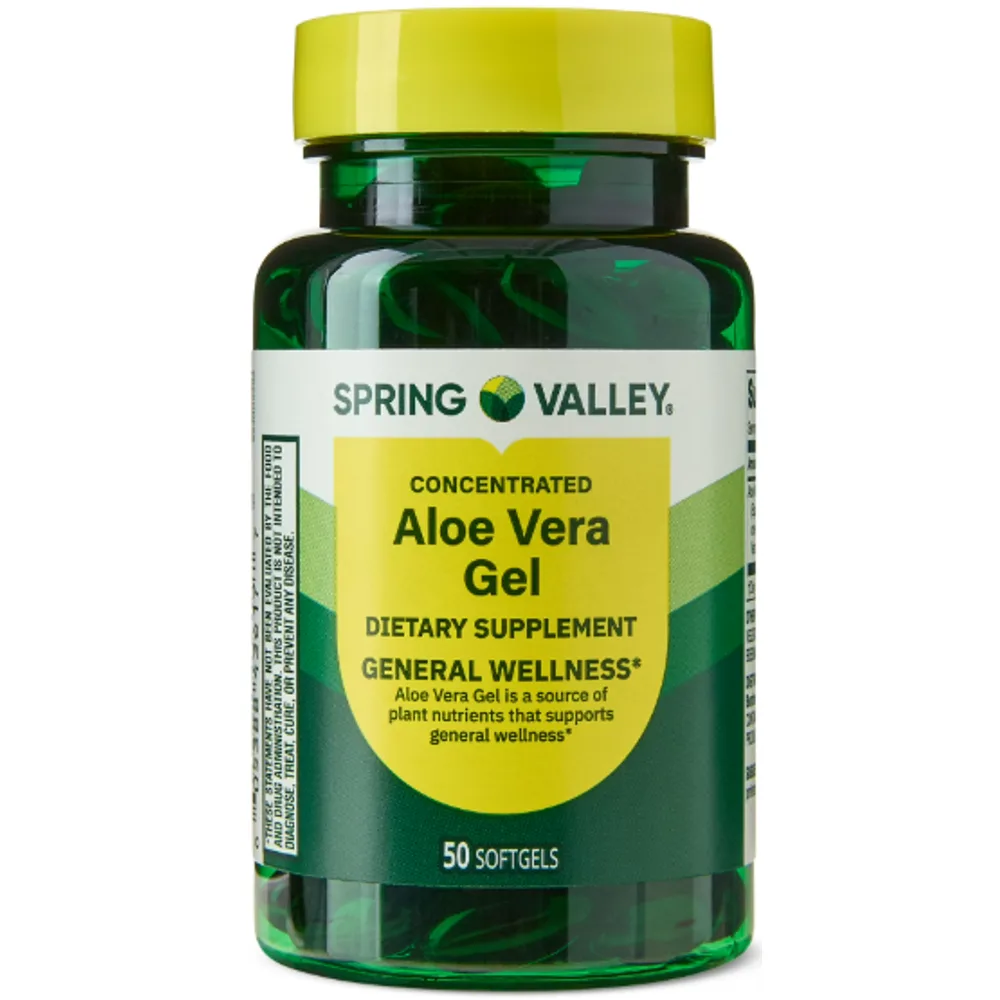 Spring Valley Aloe Vera Gel Dietary Supplement for Digestive Health
