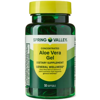 Spring Valley Aloe Vera Gel Dietary Supplement for Digestive Health