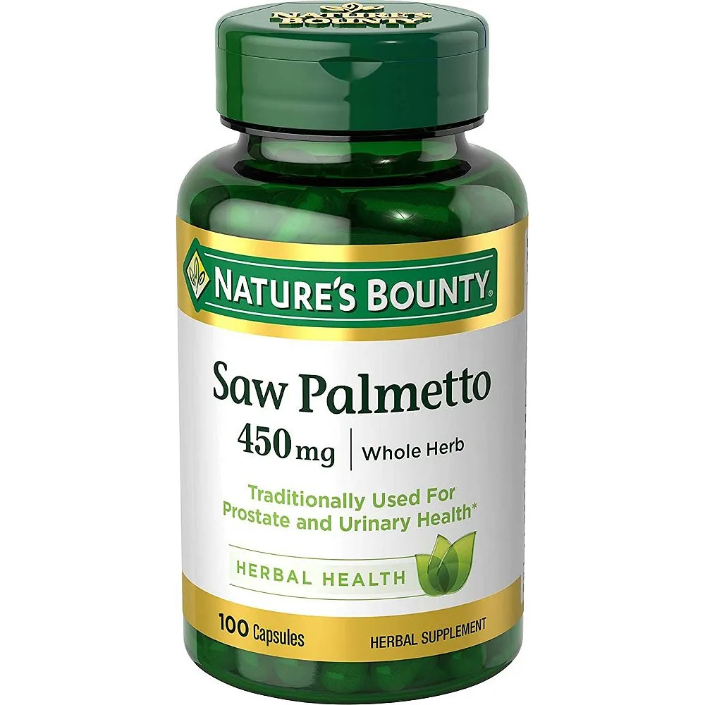 Nature's Bounty Prostate Health Saw Palmetto 450 mg