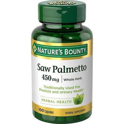 Nature's Bounty Prostate Health Saw Palmetto 450 mg