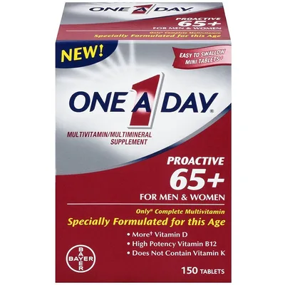 One A Day Proactive 65+ Multivitamin/Multi-Mineral