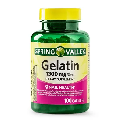 Spring Valley Gelatin Dietary Supplement, 1,300 mg