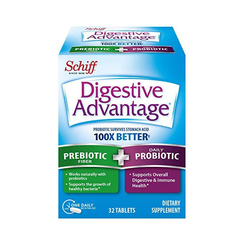 Schiff Digestive Advantage Prebiotic Fiber Plus Probiotic