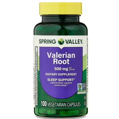Spring Valley Valerian Root Capsules, 500 mg