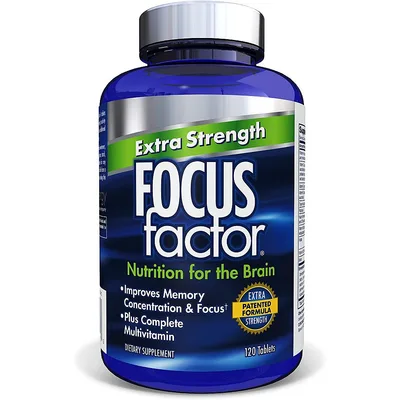 Focus Factor Extra Strength  Brain Supplement for Memory, Concentration and Focus