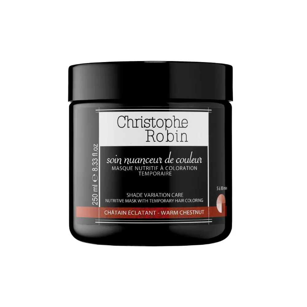 Christophe Robin Shade Variation Care Nutritive Mask with Temporary Coloring Warm Chestnut
