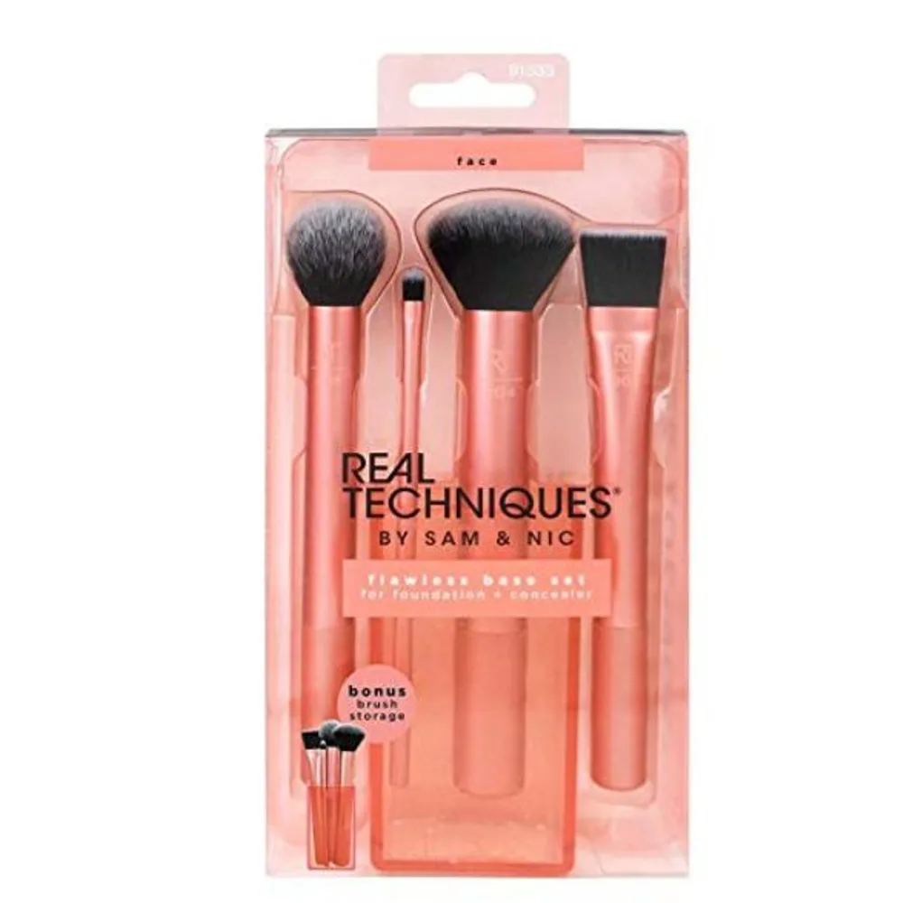 Real Techniques Cruelty Free Flawless Base Set Synthetic Bristles