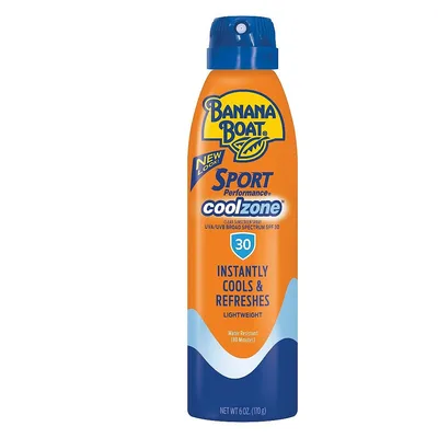 Banana Boat Sport CoolZone Clear Sunscreen Spray SPF 30