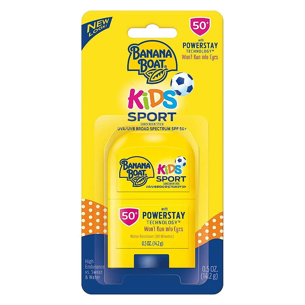 Banana Boat Kids Sport Broad Spectrum Sunscreen Stick with SPF 50