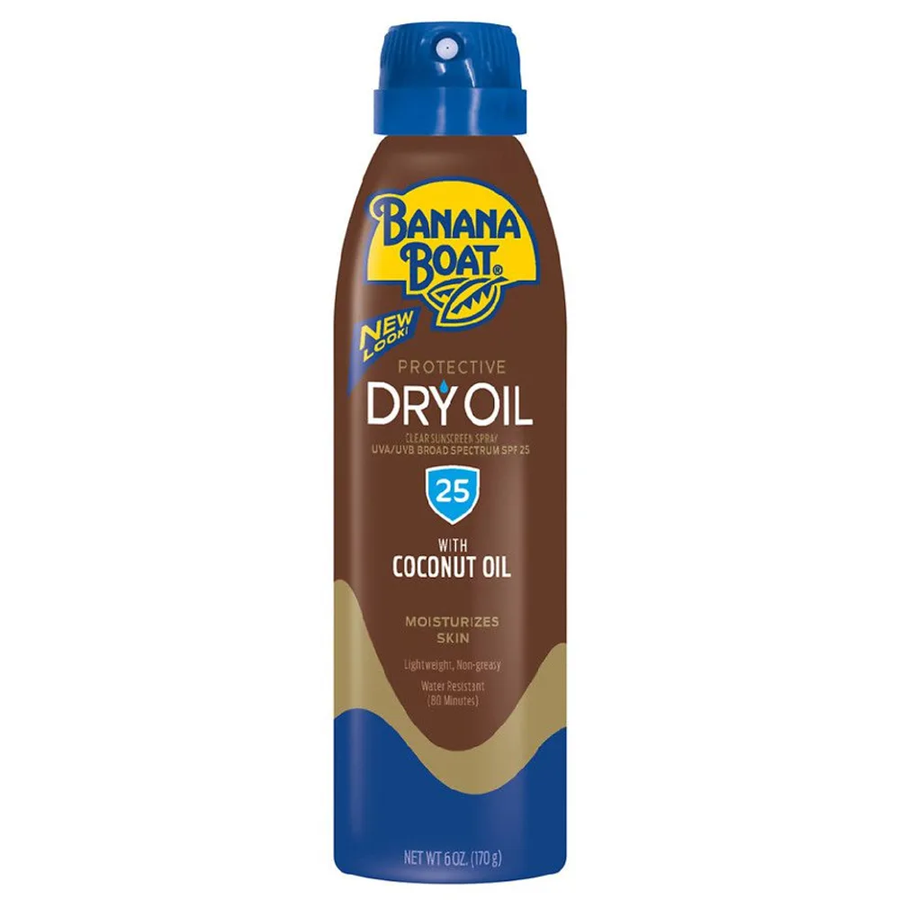 Banana Boat Dry Oil Clear Sunscreen Spray SPF 25