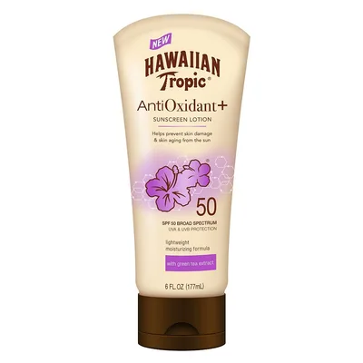 Hawaiian Tropic Antioxidant Plus Sunscreen Lotion - SPF 50