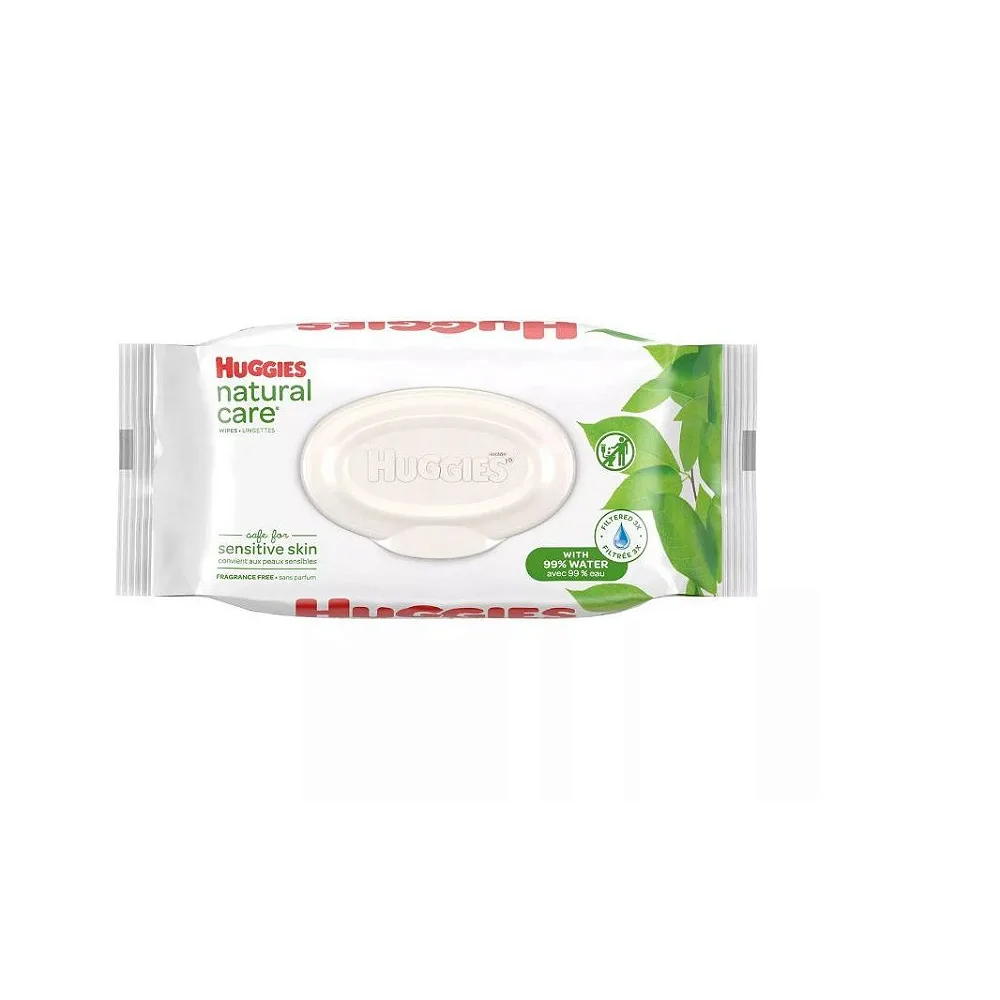 Huggies Natural Care Fragrance Free Baby Wipes