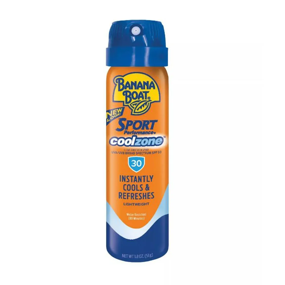Banana Boat Sport CoolZone Clear Sunscreen Spray - SPF 30