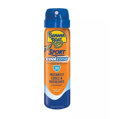 Banana Boat Sport CoolZone Clear Sunscreen Spray - SPF 30