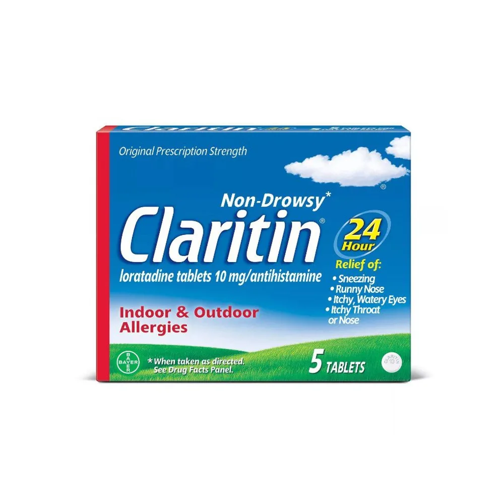 Claritin 24-Hour Non-Drowsy Allergy Relief Tablets - Loratadine