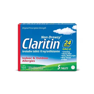 Claritin 24-Hour Non-Drowsy Allergy Relief Tablets - Loratadine