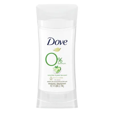 Dove Zero Aluminum Cucumber & Green Tea Deodorant