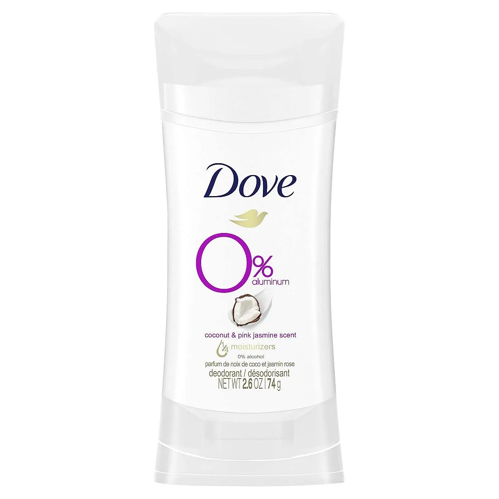 Dove Zero Aluminum Coconut & Pink Jasmine Deodorant