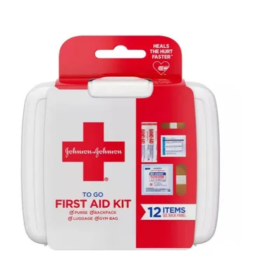 Johnson & Johnson First Aid To Go Portable Mini Travel Kit