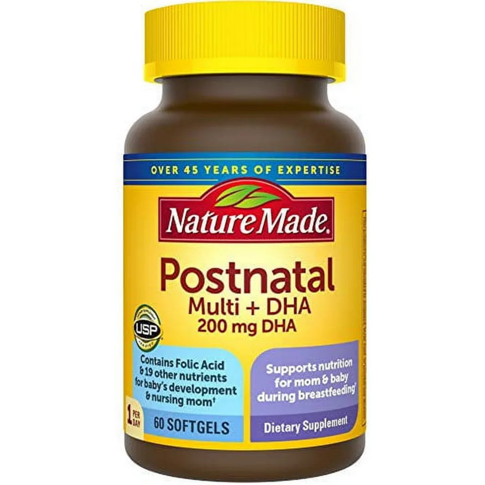 Nature Made Postnatal + DHA Softgels