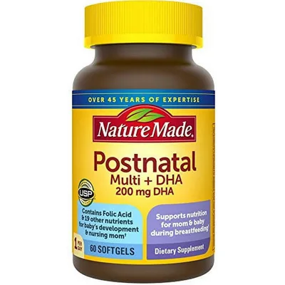 Nature Made Postnatal + DHA Softgels