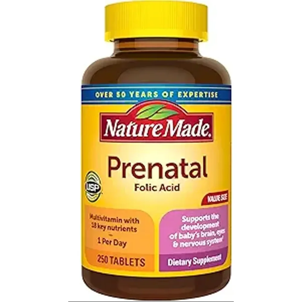 Nature Made Prenatal Multivitamin Dietary Supplement Tablets