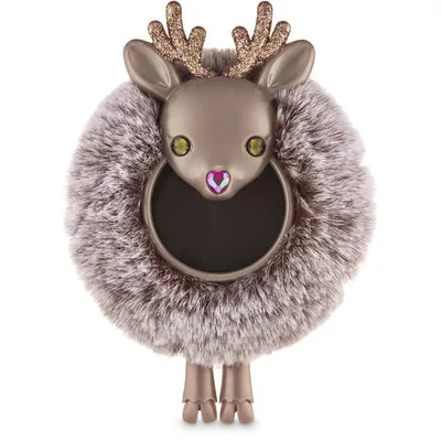 Fuzzy Reindeer Visor Clip  Scentportable Holder