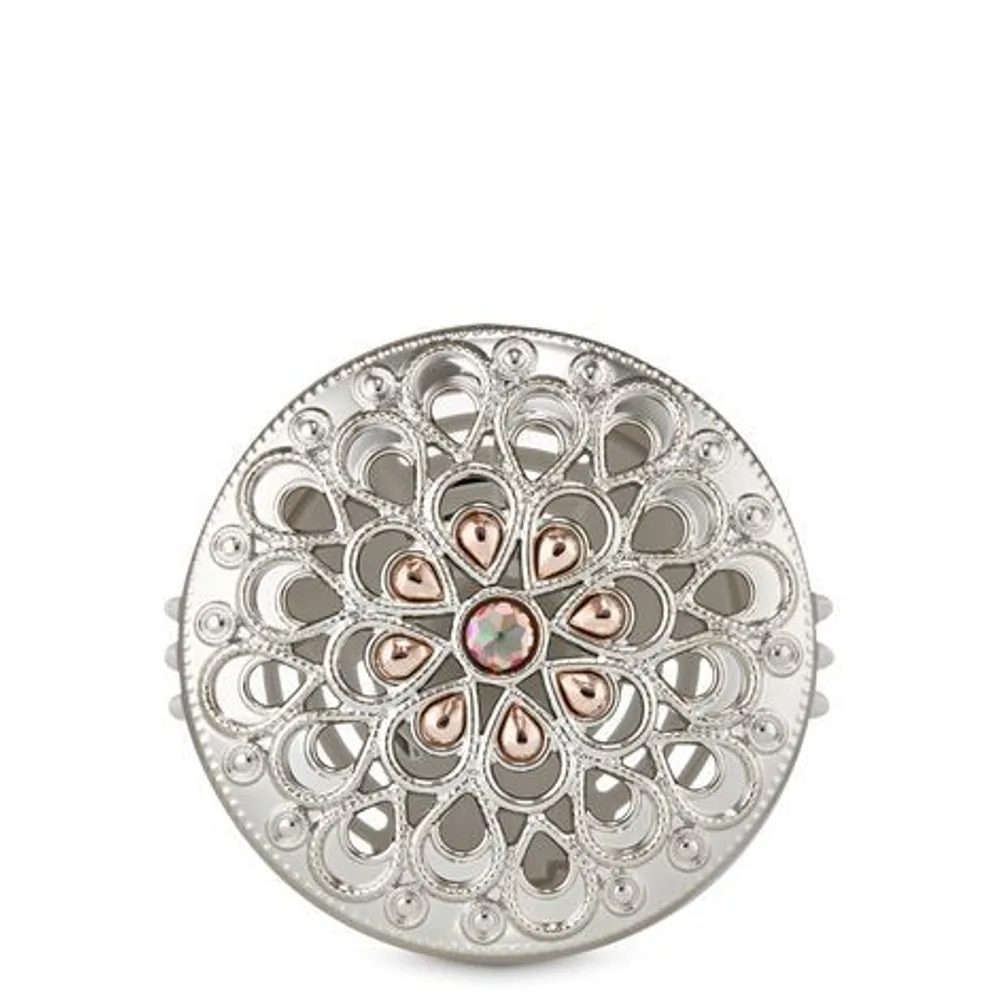 Gold Peacock Pattern Vent Clip   Scentportable Holder