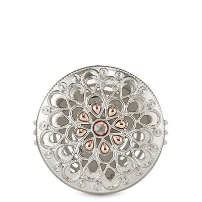 Gold Peacock Pattern Vent Clip   Scentportable Holder