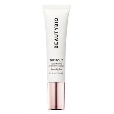 Beautybio The Pout Sparkling Rosé Hyaluronic Acid Collagen Plumping Lip Serum