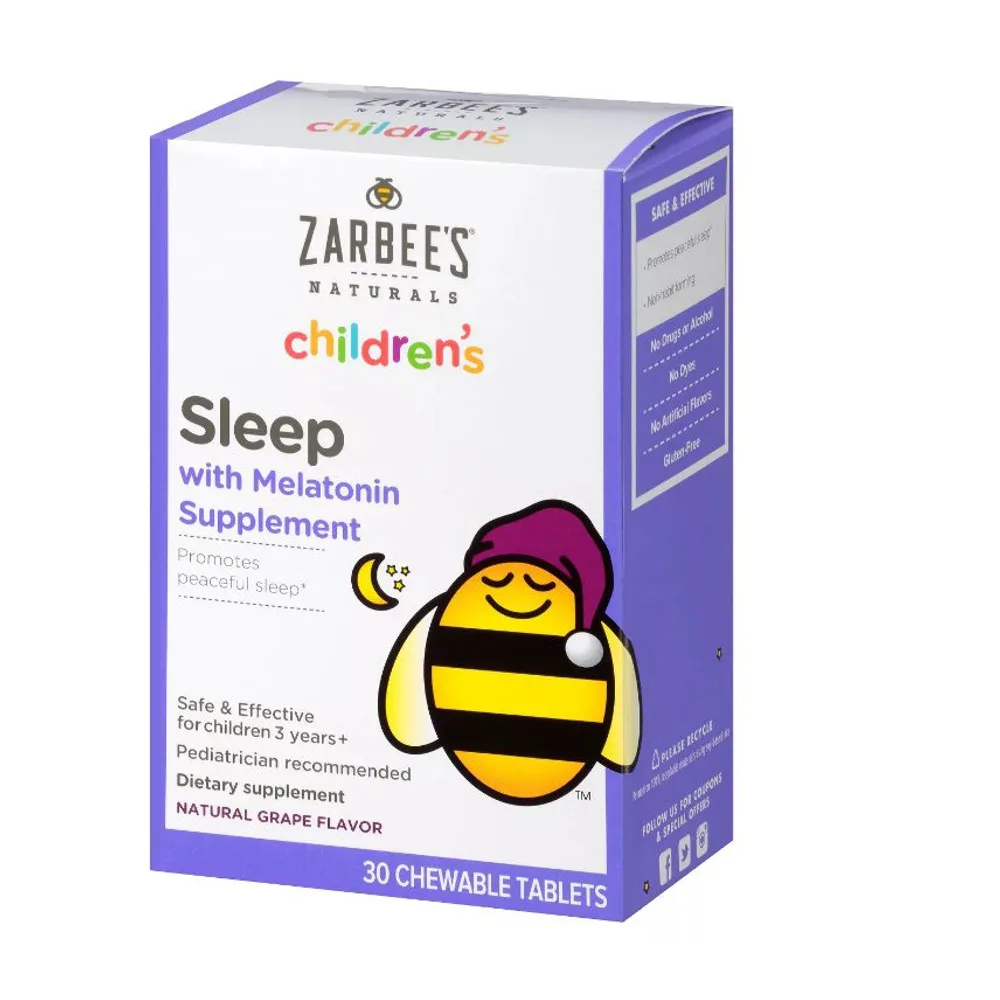 Zarbee's Naturals Children's Sleep with Melatonin Chewable Tablets