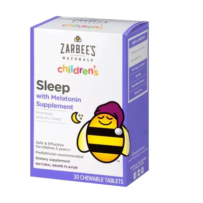 Zarbee's Naturals Children's Sleep with Melatonin Chewable Tablets