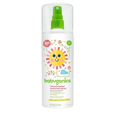 Babyganics Mineralbased Sunscreen Spray - 50 SPF