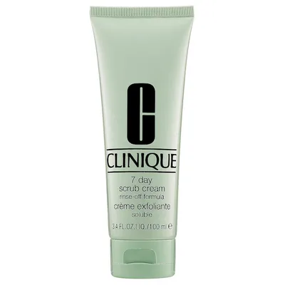 Clinique 7 Day Face Scrub Cream Rinse-Off Formula