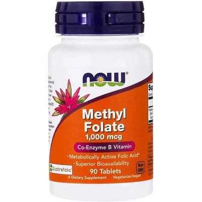 Now Foods Methyl Folate - 1.000 mcg