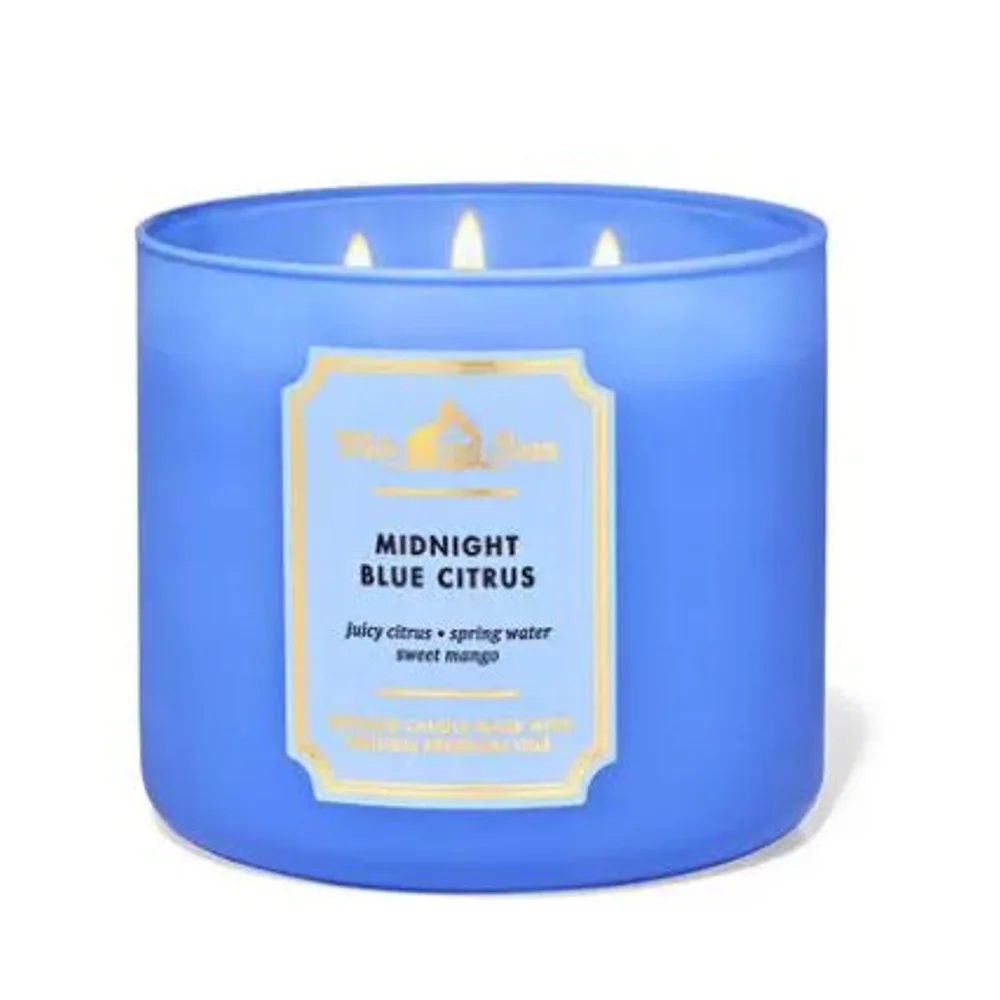 Midnight Blue Citrus 3-Wick Candle