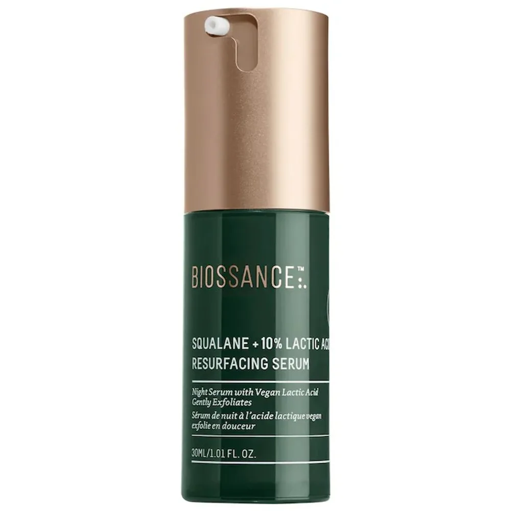 Biossance Squalane + 10% Lactic Acid Resurfacing Serum