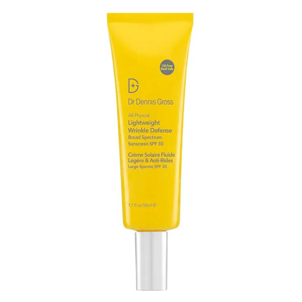Dr. Dennis Gross Skincare All-Physical Lightweight Wrinkle Defense Broad Spectrum Sunscreen SPF 30