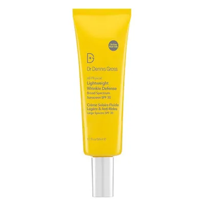 Dr. Dennis Gross Skincare All-Physical Lightweight Wrinkle Defense Broad Spectrum Sunscreen SPF 30