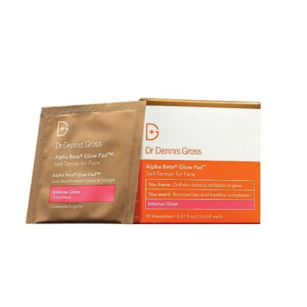 Dr. Dennis Gross Skincare Alpha Beta® Intense Glow Pad Self-Tanner for Face