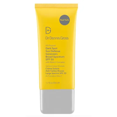 Dr. Dennis Gross Skincare All-Physical Dark Spot Sun Defense Sunscreen Broad Spectrum SPF 50