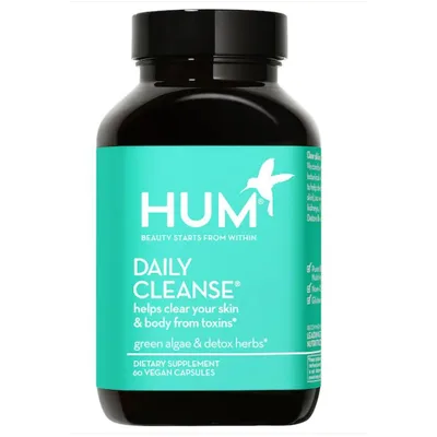 HUM Nutrition Daily Cleanse Clear Skin and Body Detox Supplement