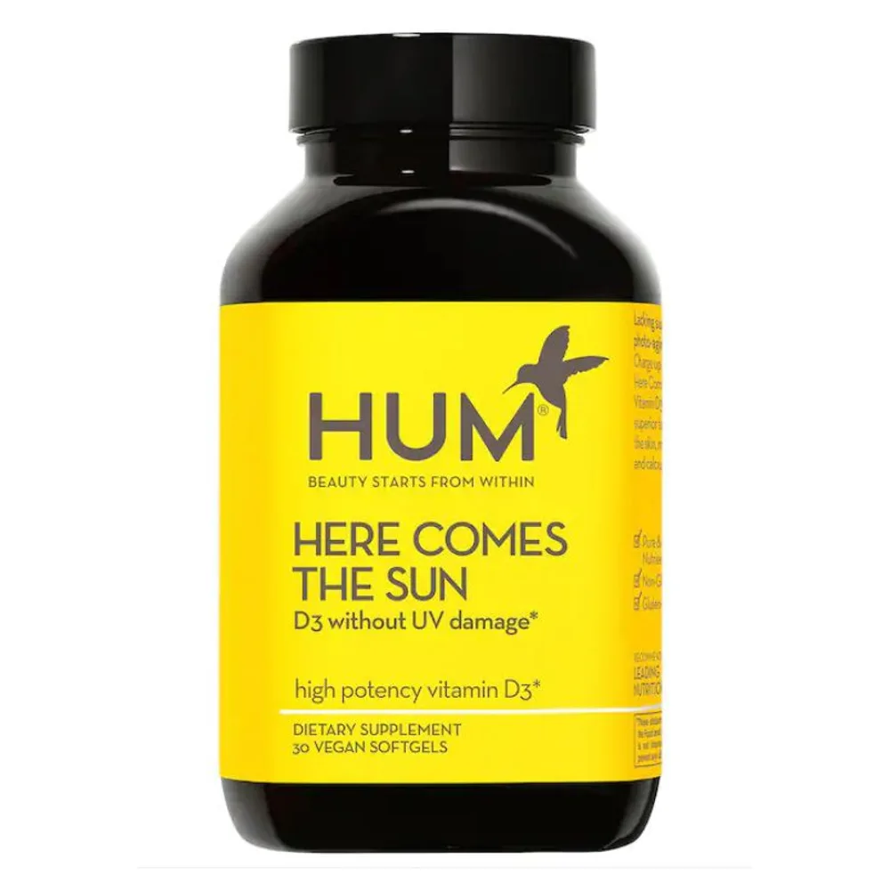HUM Nutrition Here Comes The Sun™ Vitamin D Immune System Support Supplement
